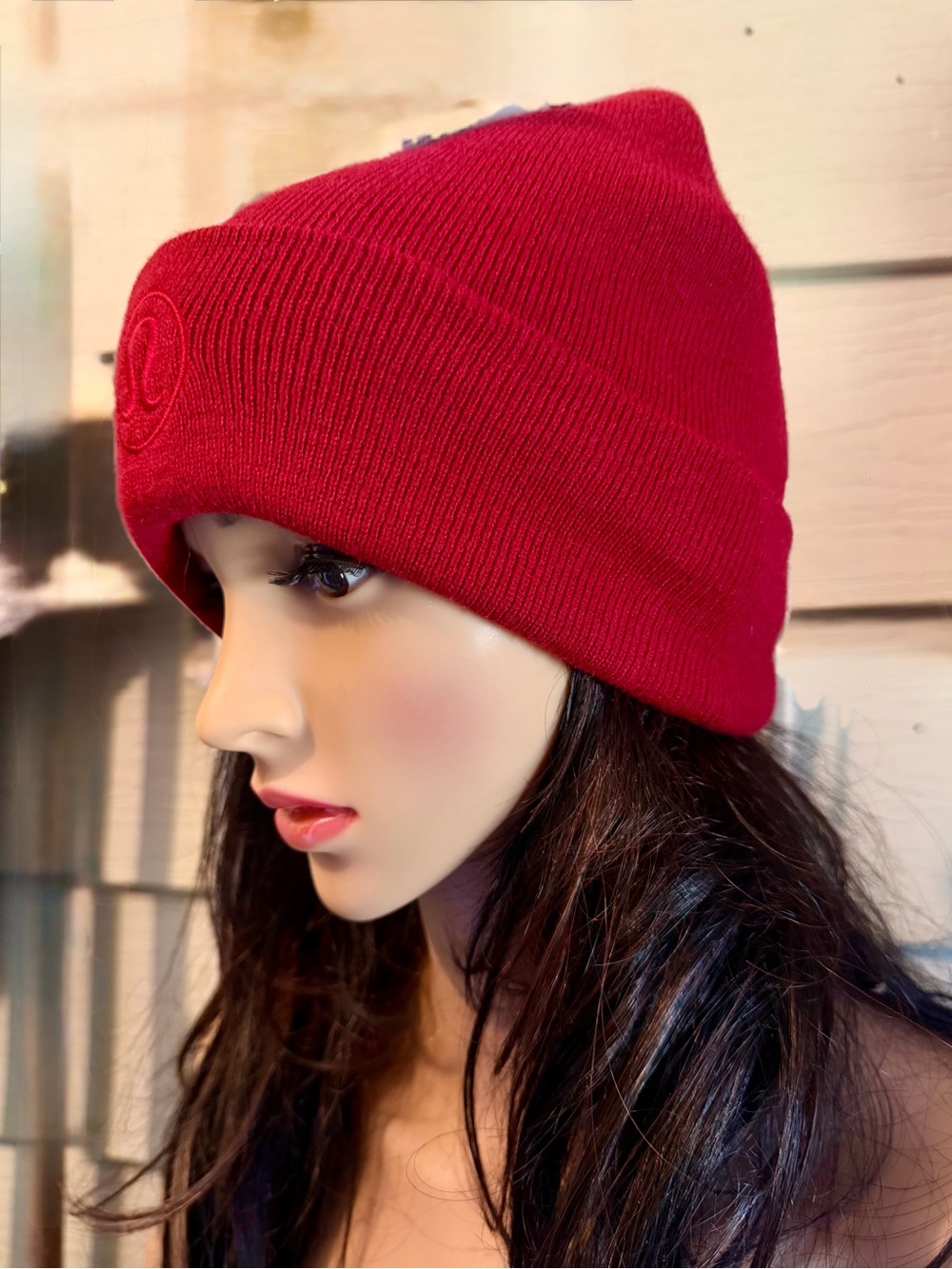 LULULEMON athletica Red Ribbed Knit Beanie - Picture 6 of 12